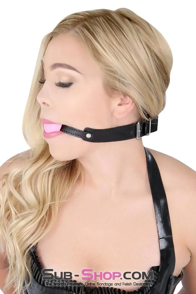 1815R-SIS      Pretty Sissy Boi Beginner's Fetish Mistress Pink Rubber Ballgag
