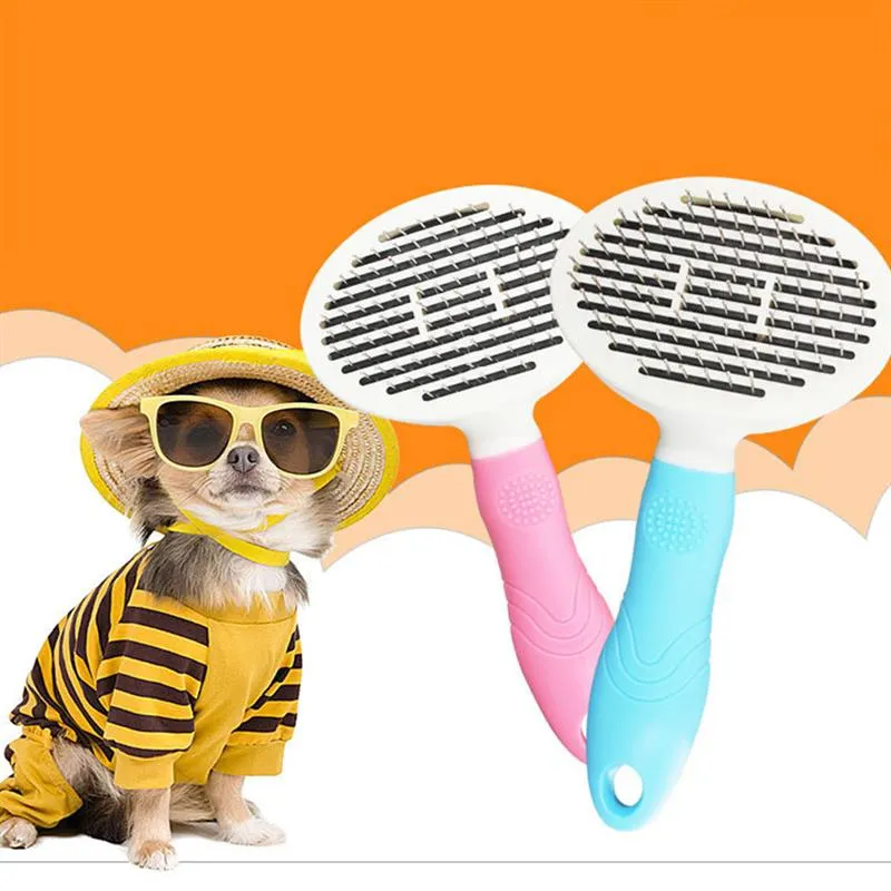 1pc Pet Comb Stainless Needle Ergonomic Pet Grooming Comb Pet Hair Comb For Cat Dog Pet Supplies