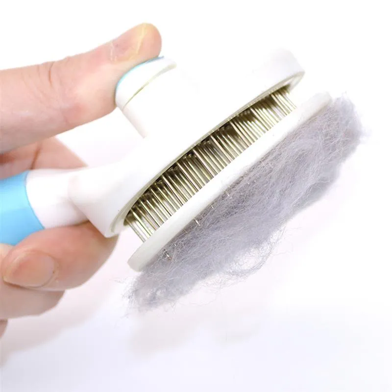 1pc Pet Comb Stainless Needle Ergonomic Pet Grooming Comb Pet Hair Comb For Cat Dog Pet Supplies