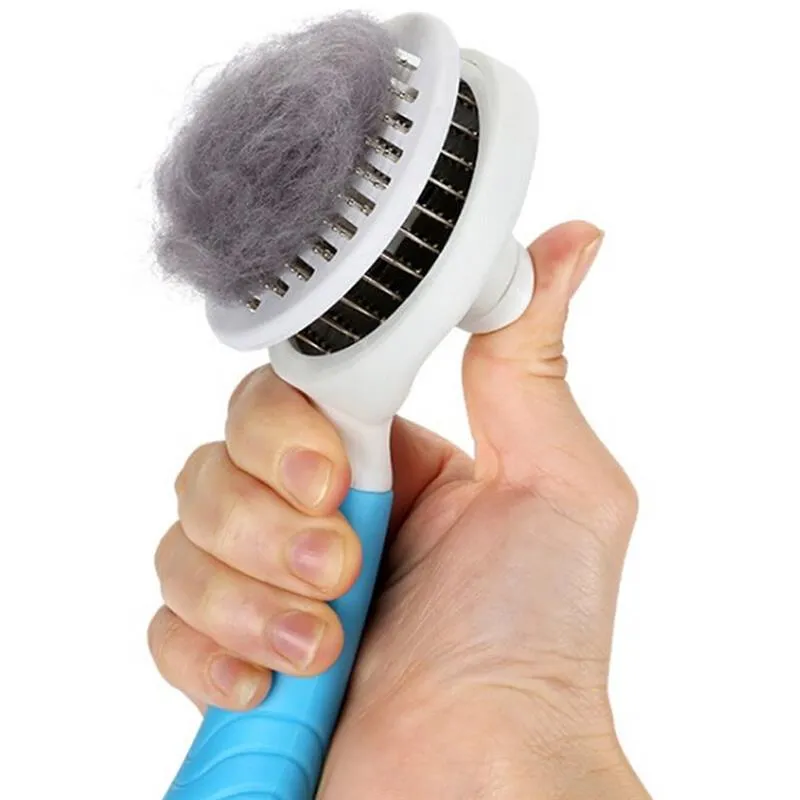 1pc Pet Comb Stainless Needle Ergonomic Pet Grooming Comb Pet Hair Comb For Cat Dog Pet Supplies