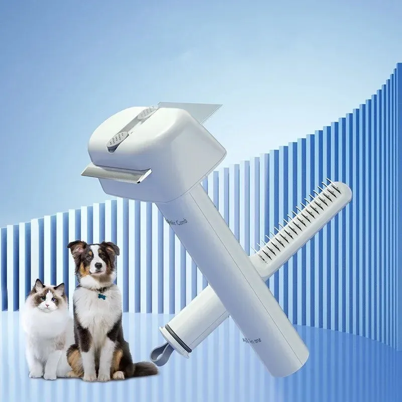 3-IN-1 Pet Comb Thin To Open Hair Cat Brush Rake Puppy Grooming Tools