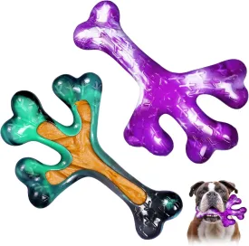 Aggressive Chewers Dog Chew Toys, 2 Pack Tough Dog Toys for Aggressive Chewers Large Breed, Indestructible Dogs Toy for Gift, Interactive to Keep Them Busy