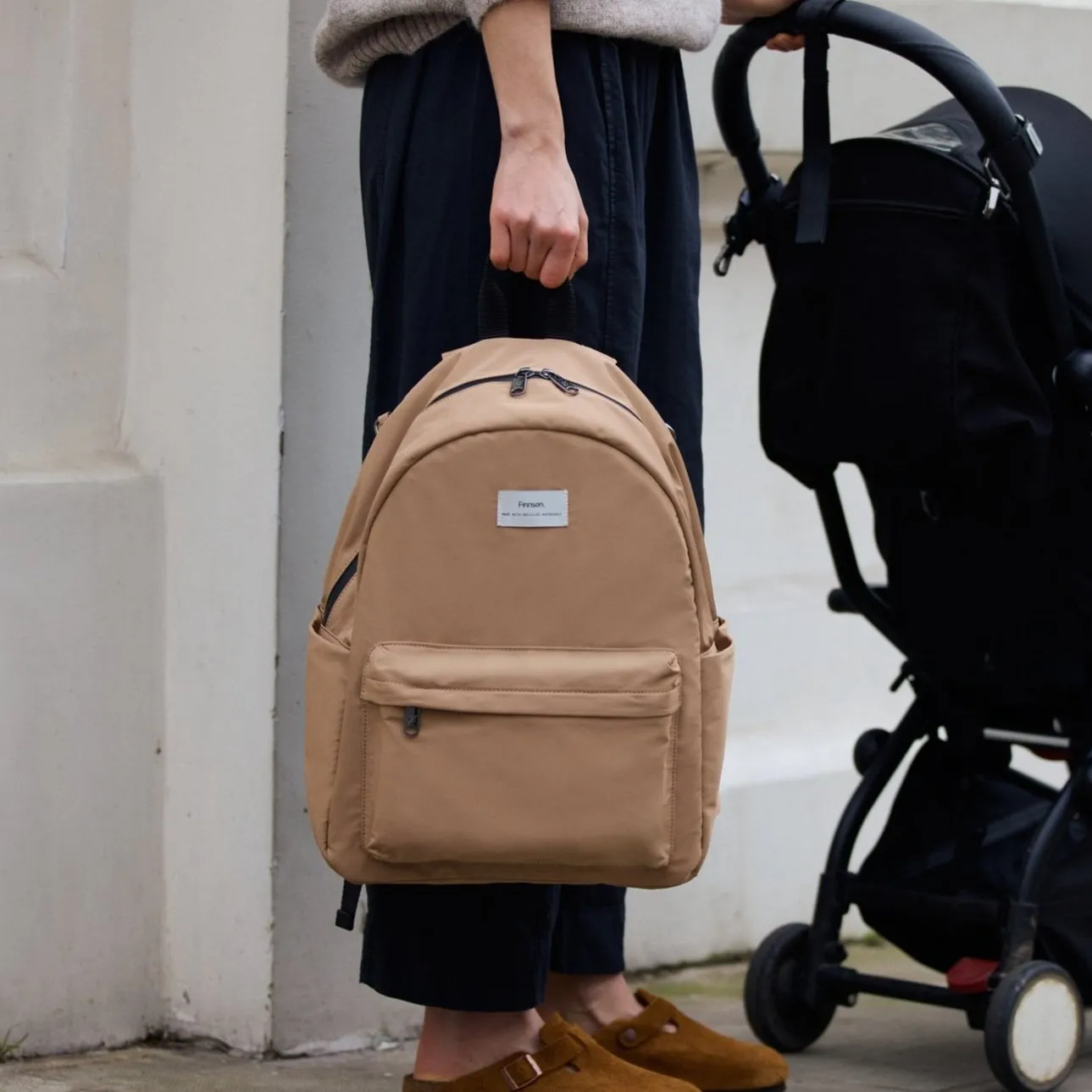 ANA Eco Changing Backpack with Changing Mat - Camel