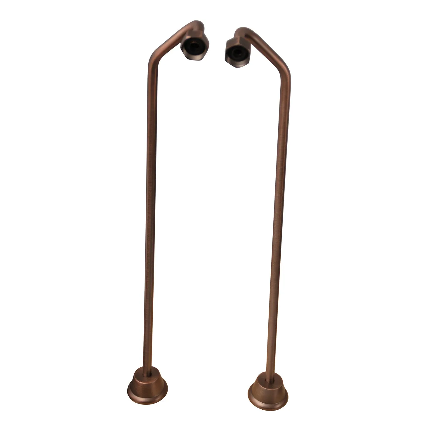 Andover 60″ Acrylic Roll Top Tub Kit in Bisque – Oil Rubbed Bronze Accessories