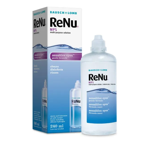 Bausch & Lomb ReNu MPS Multi-Purpose Contact Lens Solution - 240 ml