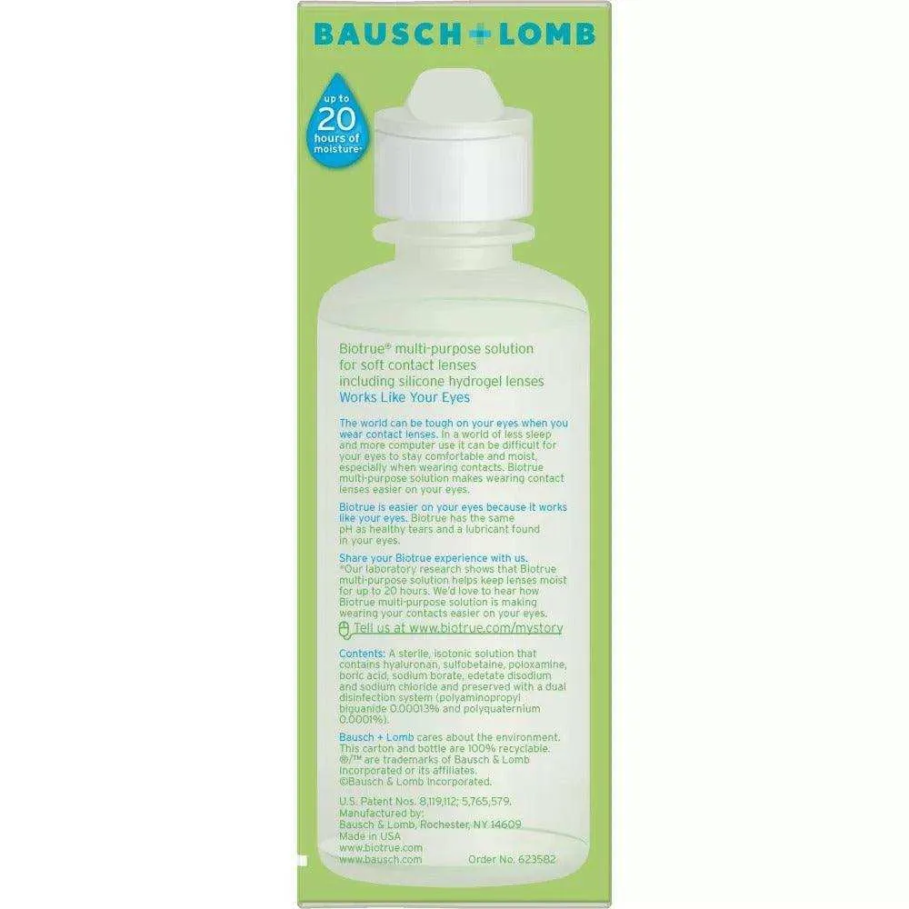 Bausch   Lomb Biotrue Contact Lens Solution - 4oz