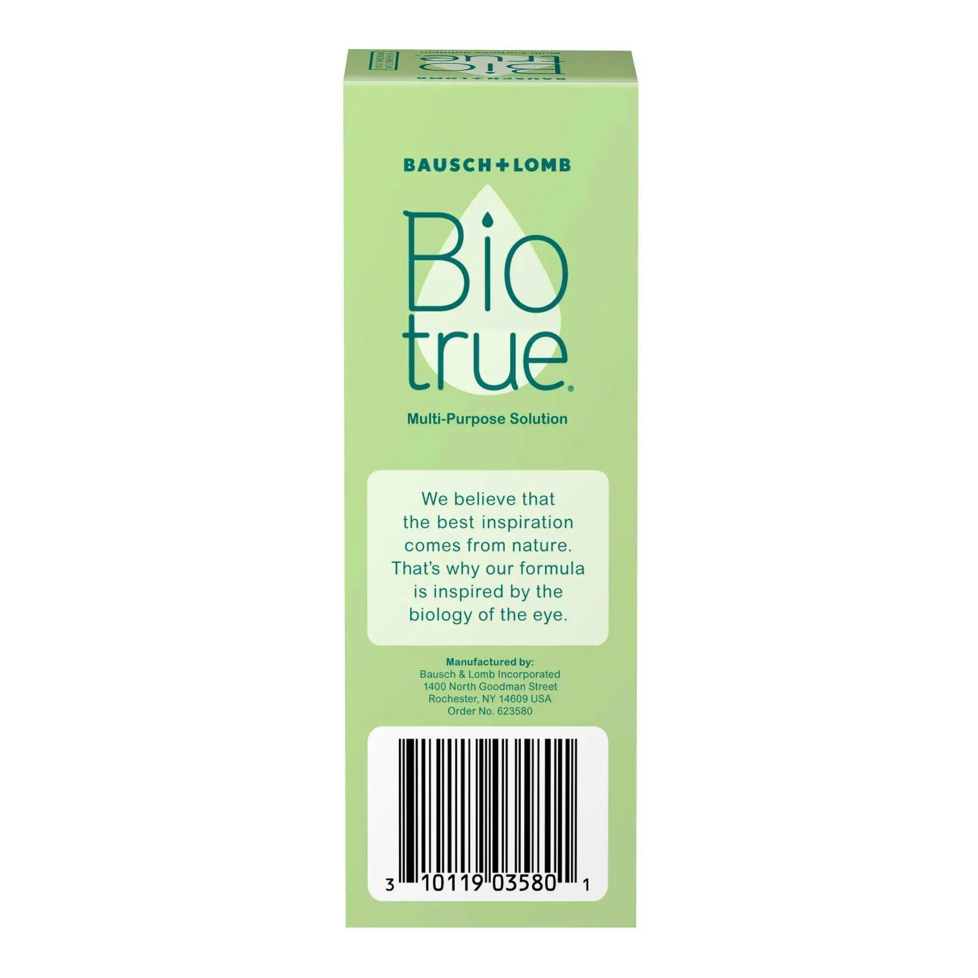 Bausch   Lomb Biotrue Multi-Purpose Contact Lens Solution Travel Size - 2 oz