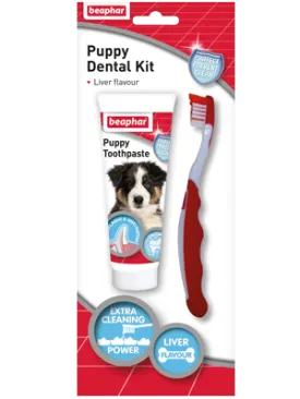 Beaphar Puppy Dental Kit (Paste & Brush) 50g