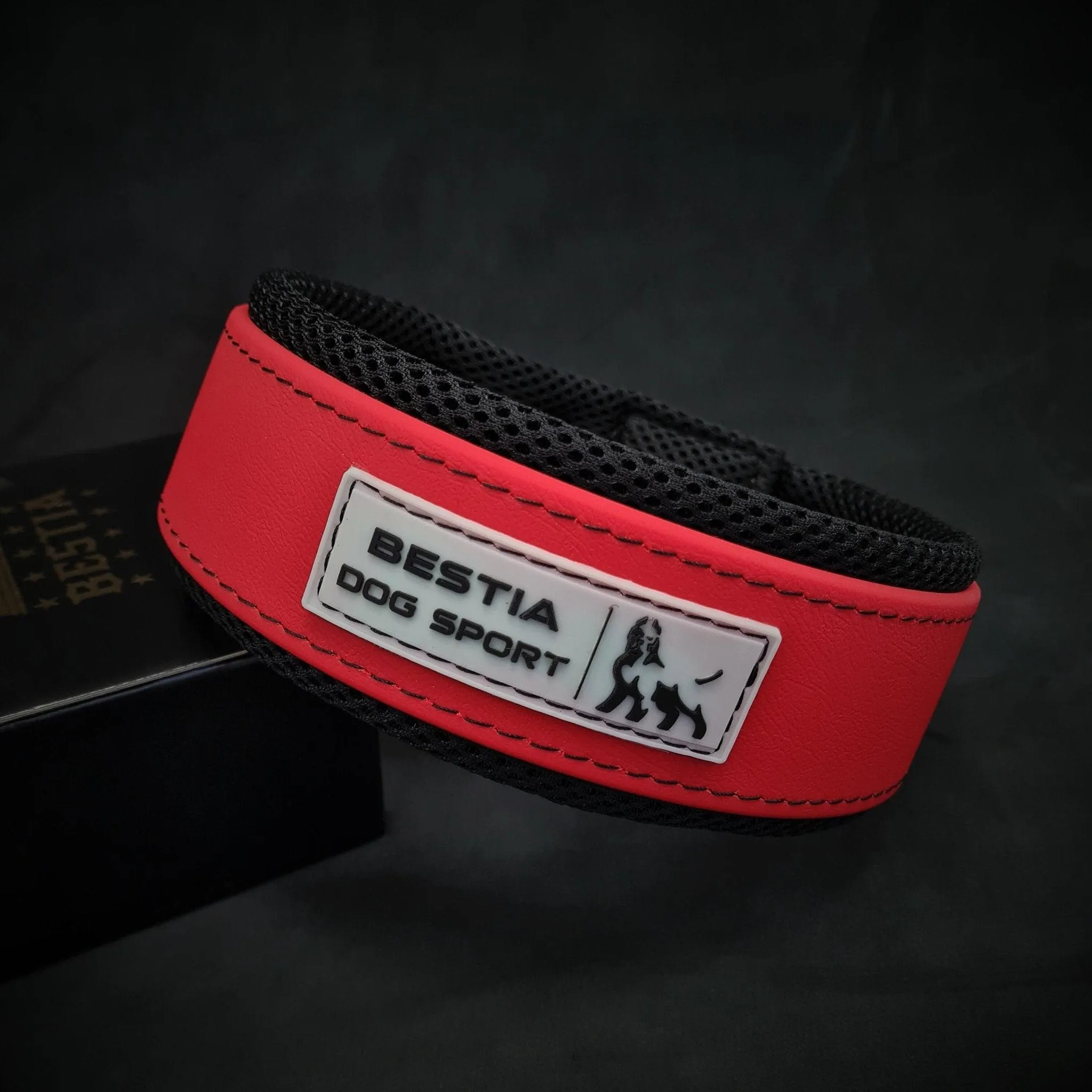 BESTIA DOG SPORT COLLAR RED