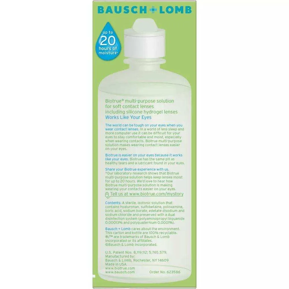 Biotrue Contact Lens Solution - 10oz