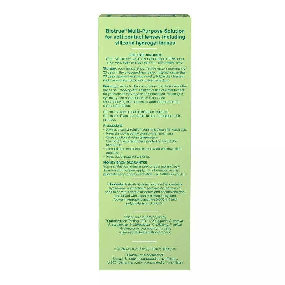 Biotrue Contact Lens Solution - 10oz