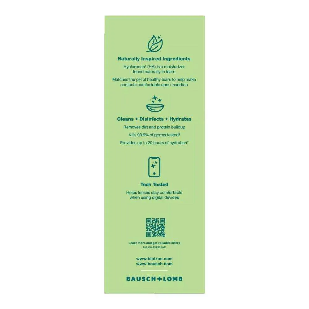 Biotrue Contact Lens Solution = 2 Pack 10oz Each