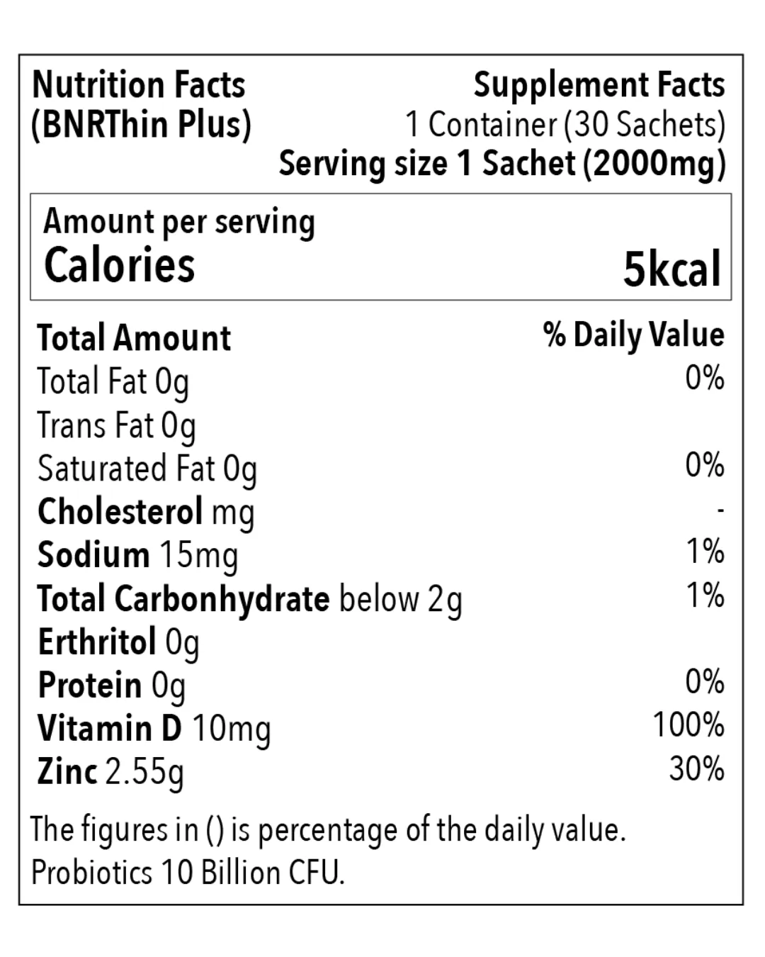 BNRThin  Diet Probiotics