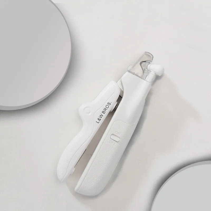BrightClip Pet Nail Clippers: Professional Trimmer Tool with LED Light for Dogs and Cats - The Nevermore Grooming Supplies