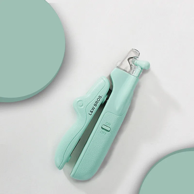 BrightClip Pet Nail Clippers: Professional Trimmer Tool with LED Light for Dogs and Cats - The Nevermore Grooming Supplies