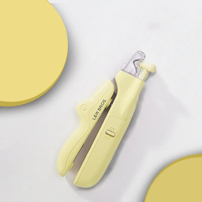 BrightClip Pet Nail Clippers: Professional Trimmer Tool with LED Light for Dogs and Cats - The Nevermore Grooming Supplies