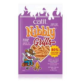 Catit Nibbly Grills Chicken & Scallop Recipe Cat Treats