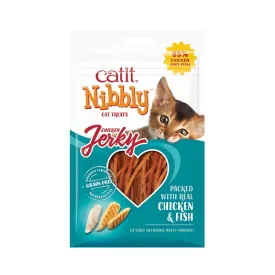 Catit Nibbly Jerky Chicken and Fish