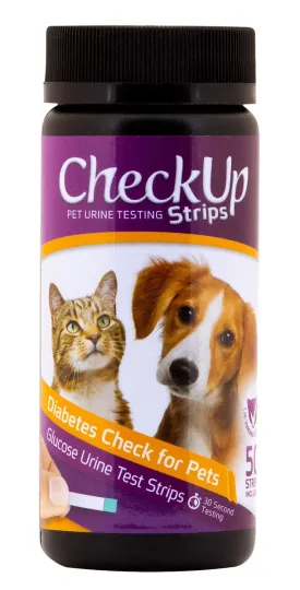 CheckUp Diabetes Detection Glucose Test Strips, Dog/Cat