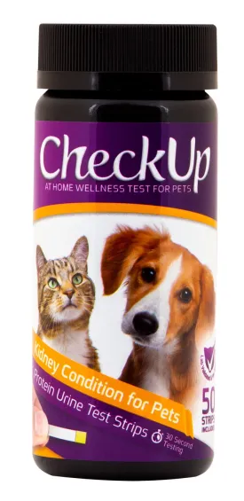 CheckUp Kidney Condition Detection Test Strips, Dog/Cat