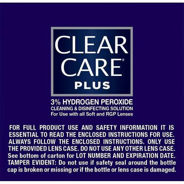Clear Care Plus HydraGlyde Cleaning and Disinfecting Solution - 12 oz