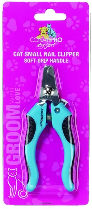 Conair Pro Cat Nail Clippers Soft Grip Handle