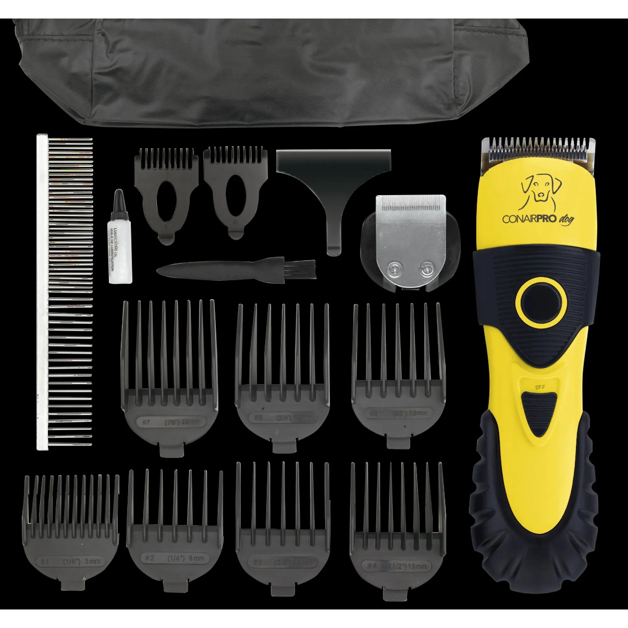CONAIRPROPET PGF420 Corded 2-in-1 Clipper & Trimmer For Dogs, 17 Pc