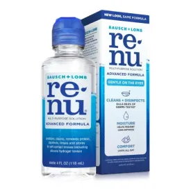 Contact Lens Solution Bausch   Lomb re'nu® Advanced Formula 4 oz. Solution - Valeant Pharmaceuticals  Mfr# 31011904301