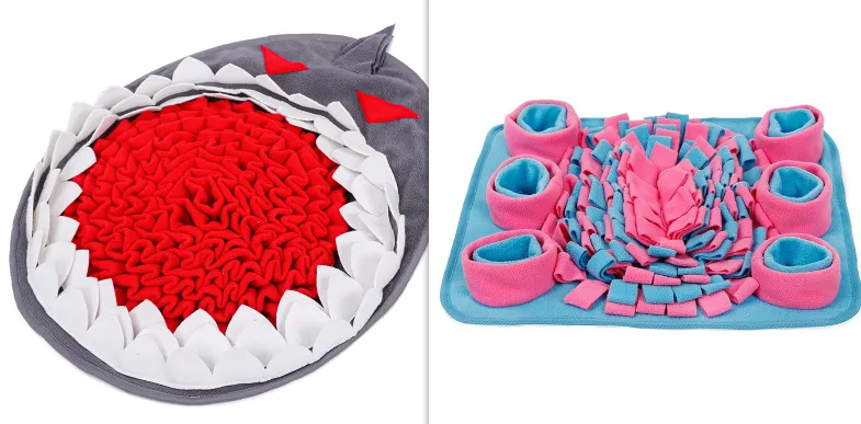 Dog Sniffing Mat Dog Puzzle Toy Pet Snack Feeding Mat
