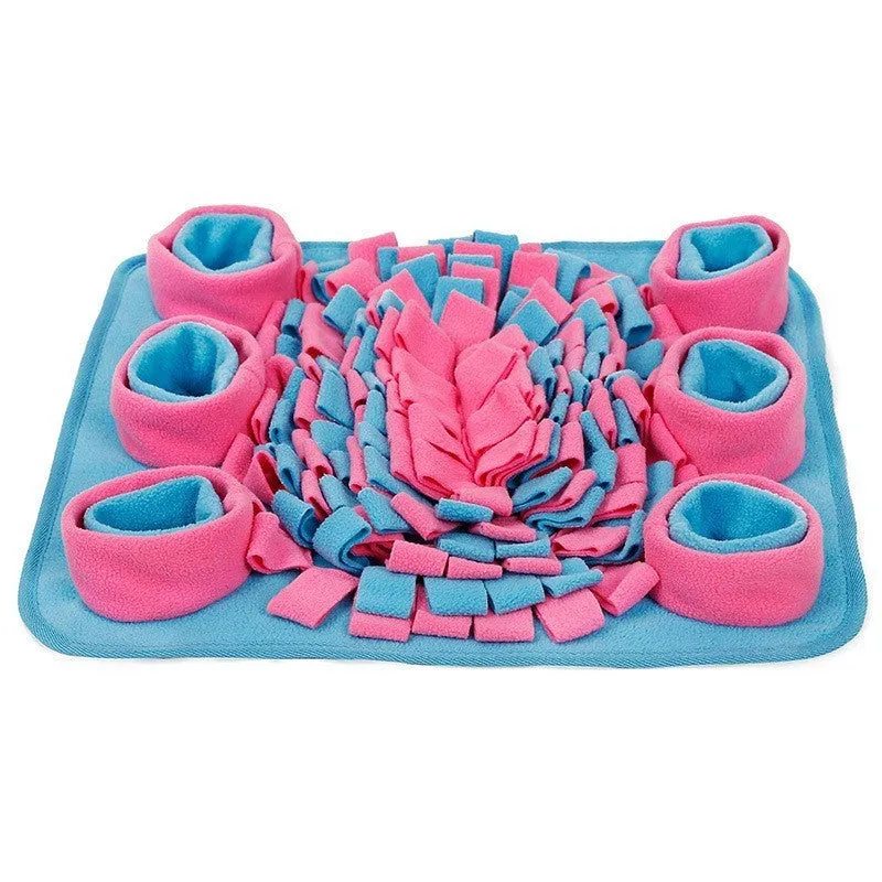 Dog Sniffing Mat Dog Puzzle Toy Pet Snack Feeding Mat