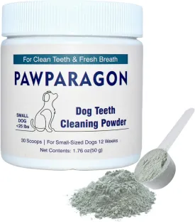 Dog Teeth Cleaning Powder - Targets Tartar & Reduces Plaque & Bad Breath, Dog Dental Powder - Teeth Cleaning Made Easy Eliminate, Dog Dental Care - Formulated for Small Dogs PP038
