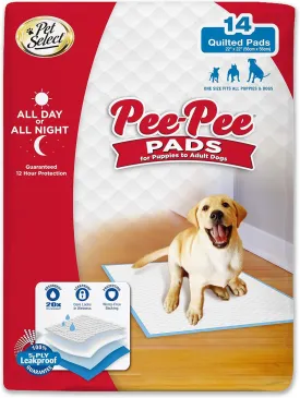 Four Paws Pet Select Pee Pee Pads for Dogs and Puppies 14 Count Standard 22" x 23"
