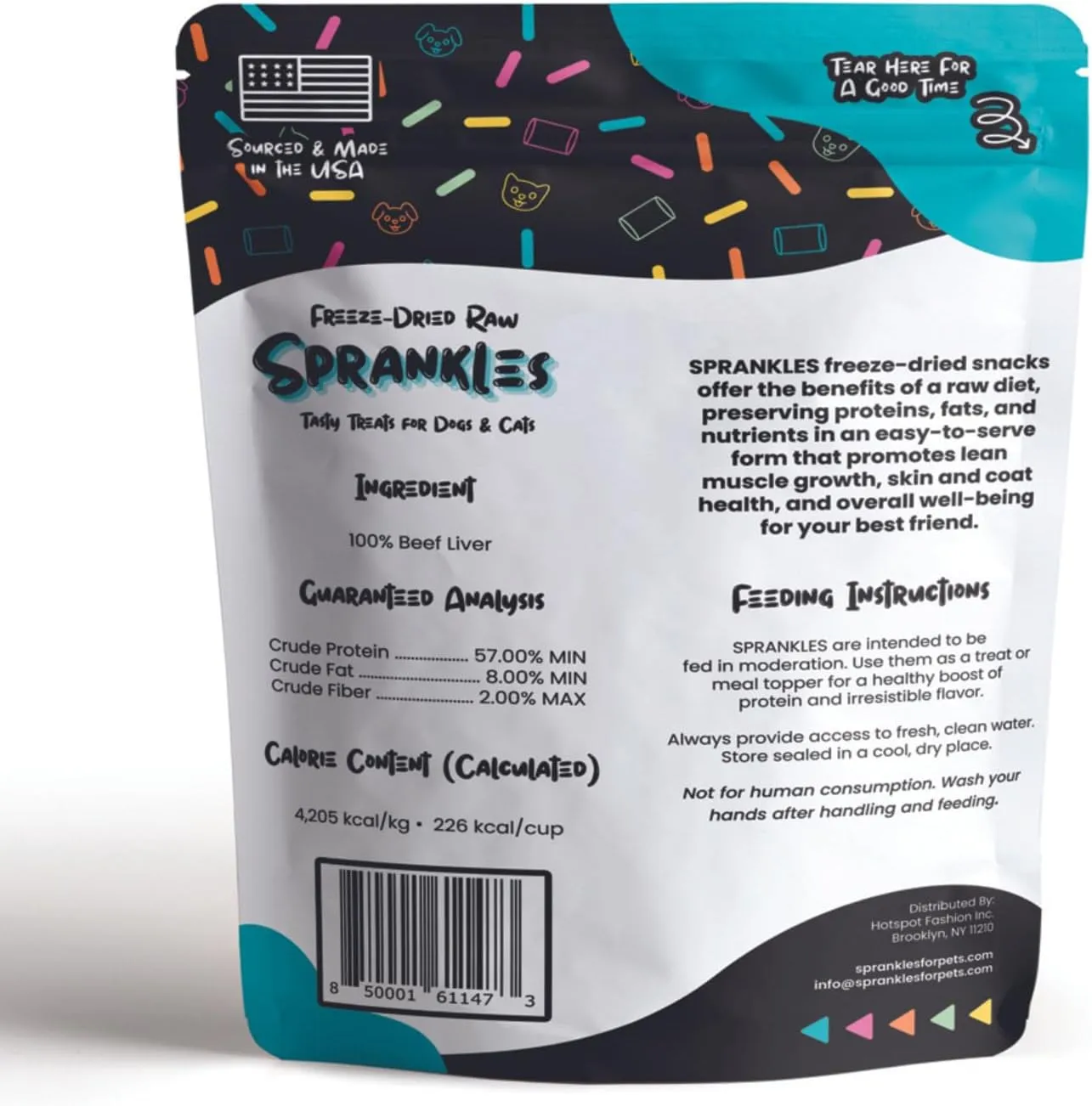 Freeze Dried Beef Liver Treats for Cats & Dogs - 1LB Big Bag Single Ingredient All Natural Grain-Free, High Protein, Made in USA - Perfect for Training, Topper or Snack
