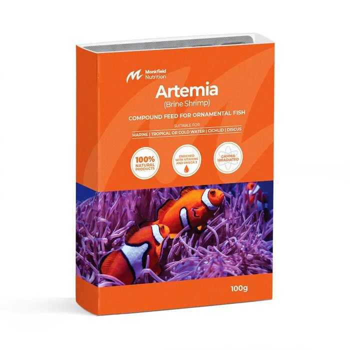 Frozen Artemia (Brine shrimp) - 10  Trays, 10-Months Supply