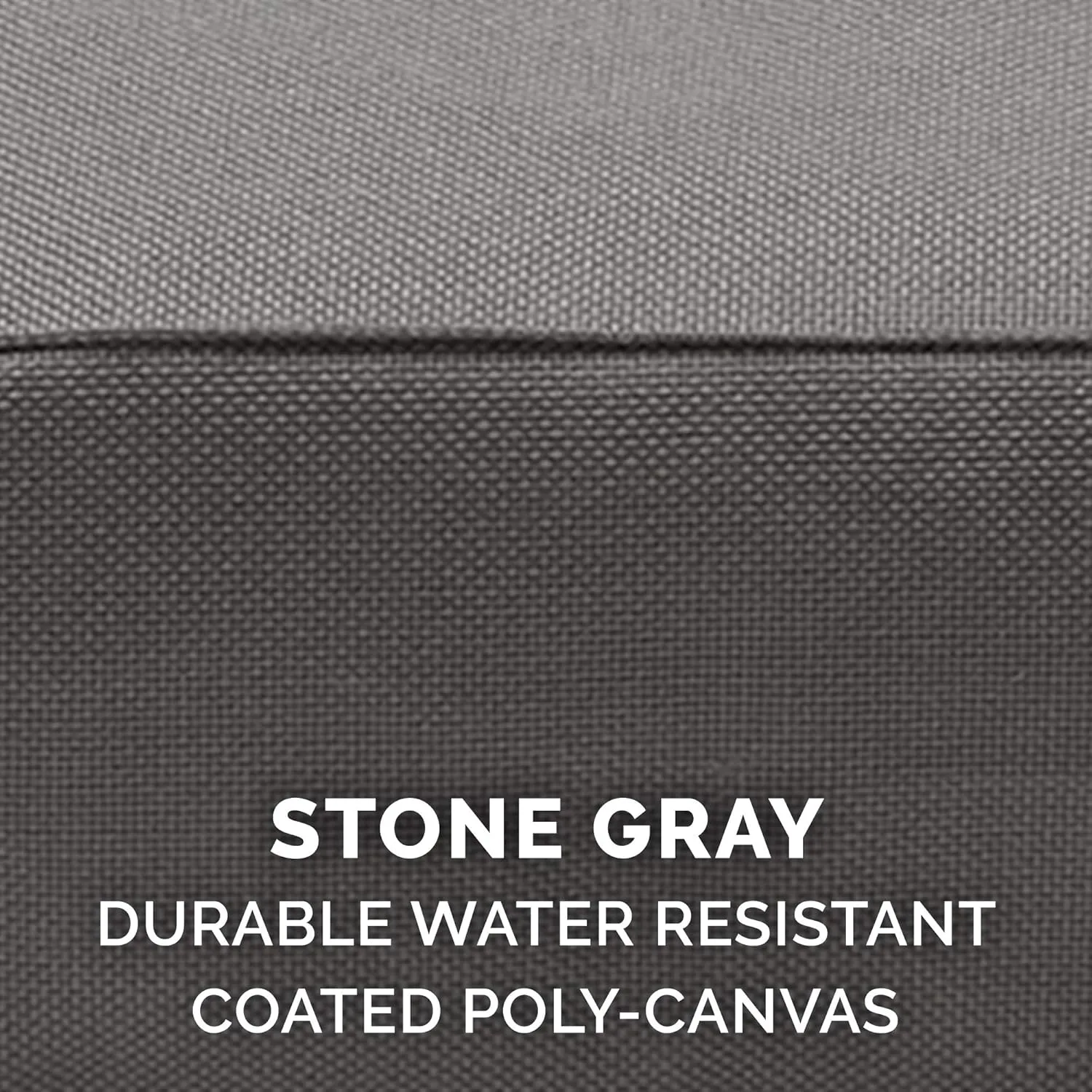 Furhaven Replacement Dog Bed Cover Water-Resistant Indoor/Outdoor Logo Print Oxford Polycanvas Mattress, Washable - Stone Gray, Medium