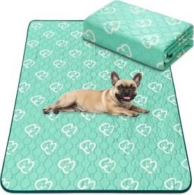 FXW Washable Pee Pads for Dogs, Puppy Pads with Super Absorbent, 63" x 39", Specifically Designed for 24inch 6 Panels Dog Playpen, Rectangle