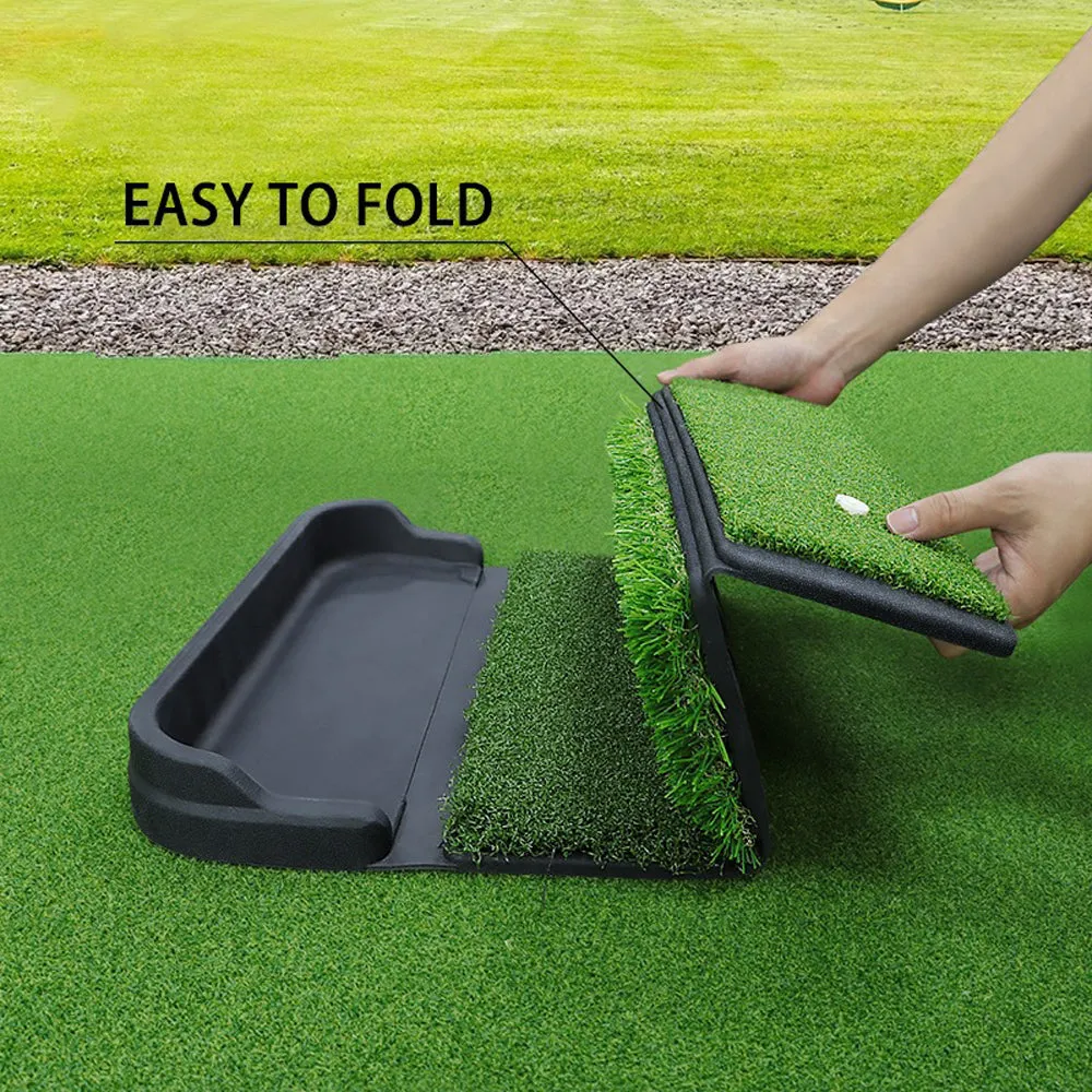 Golf Hitting Mat with Ball Tray 4 IN 1