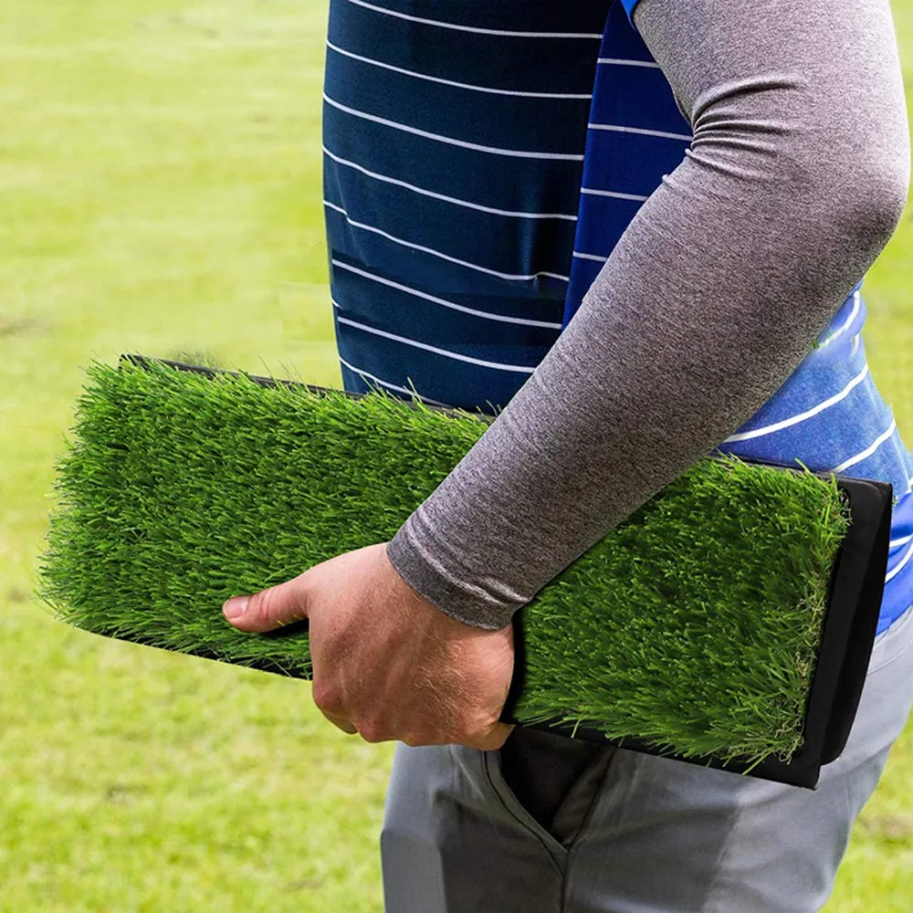 Golf Hitting Mat with Ball Tray 4 IN 1