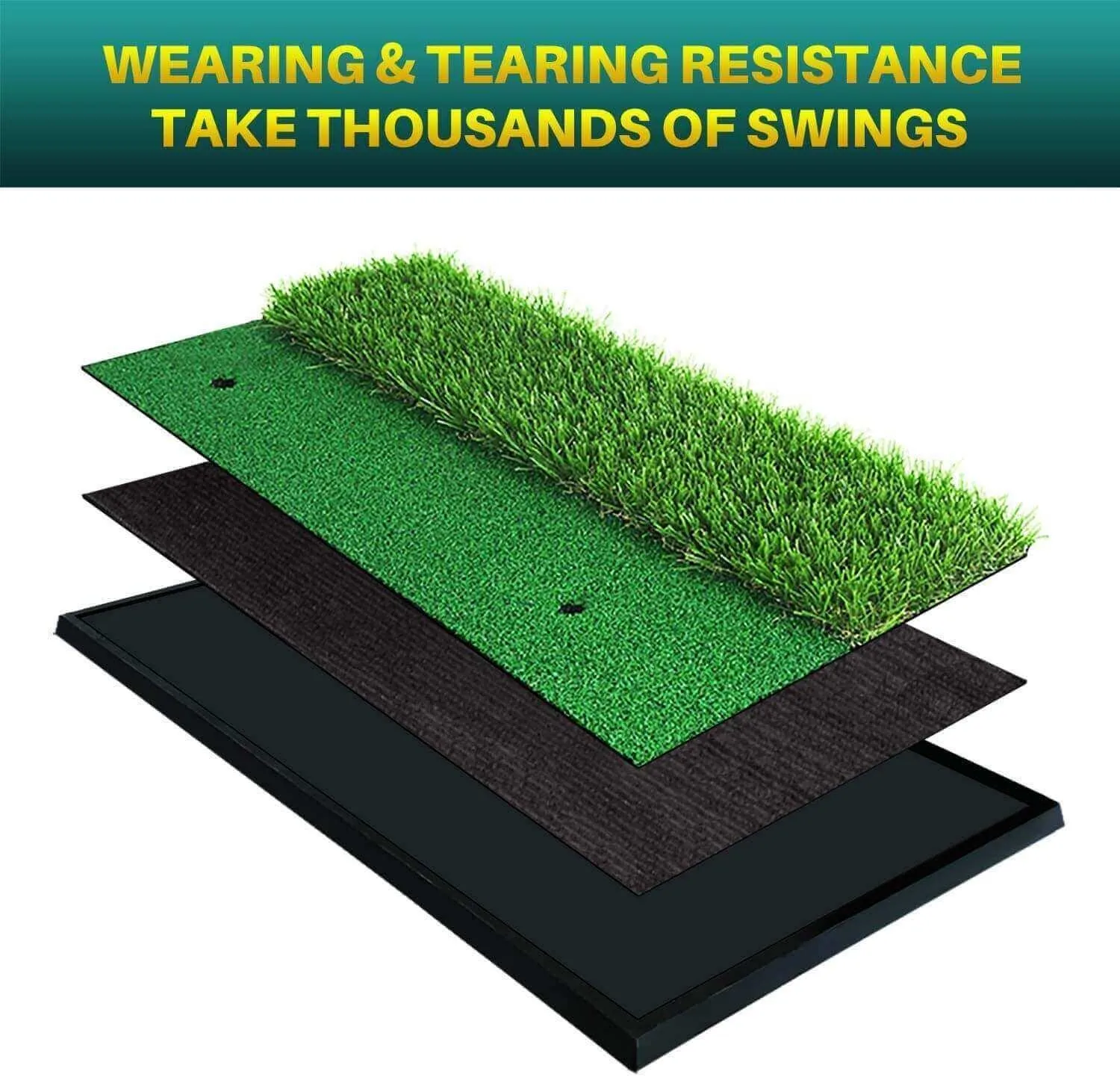Golfedge Golf Turf Practice Mat for Driving Hitting Chipping