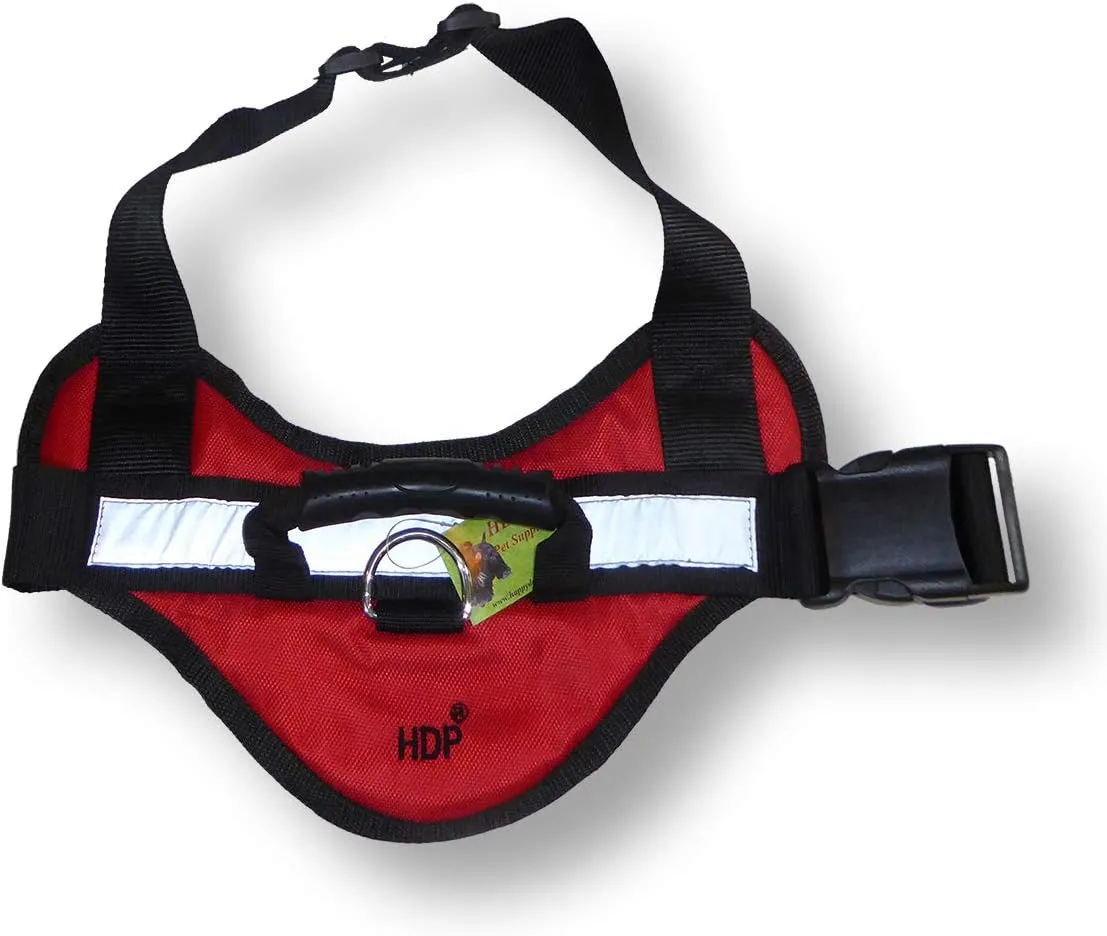 HDP Big Dog Soft No Pull Harness Size:Large Color:Red