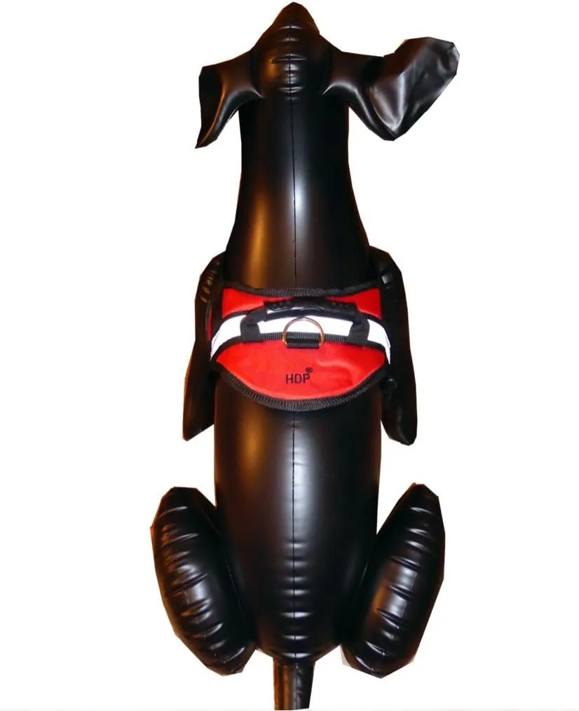 HDP Big Dog Soft No Pull Harness Size:Large Color:Red