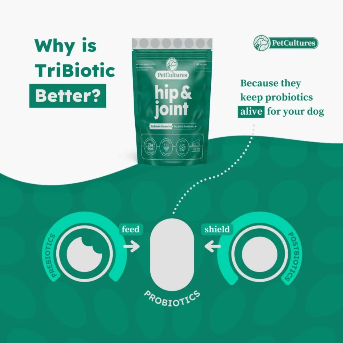 Hip & Joint Formula with Glucosamine and Probiotics | Pro Formula