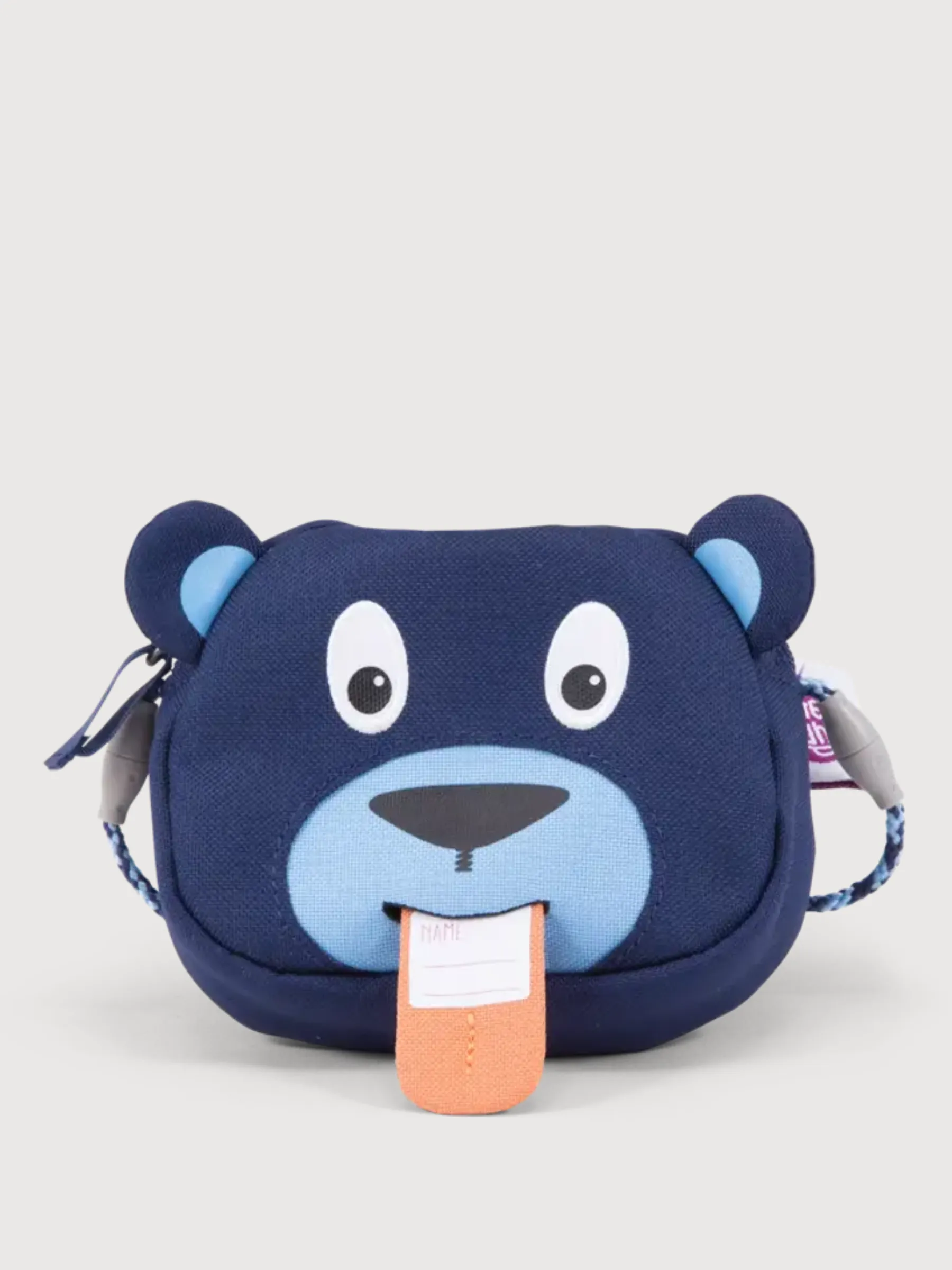 Kids Wallet Bear Blue Ricycled Polyester | Affenzahn
