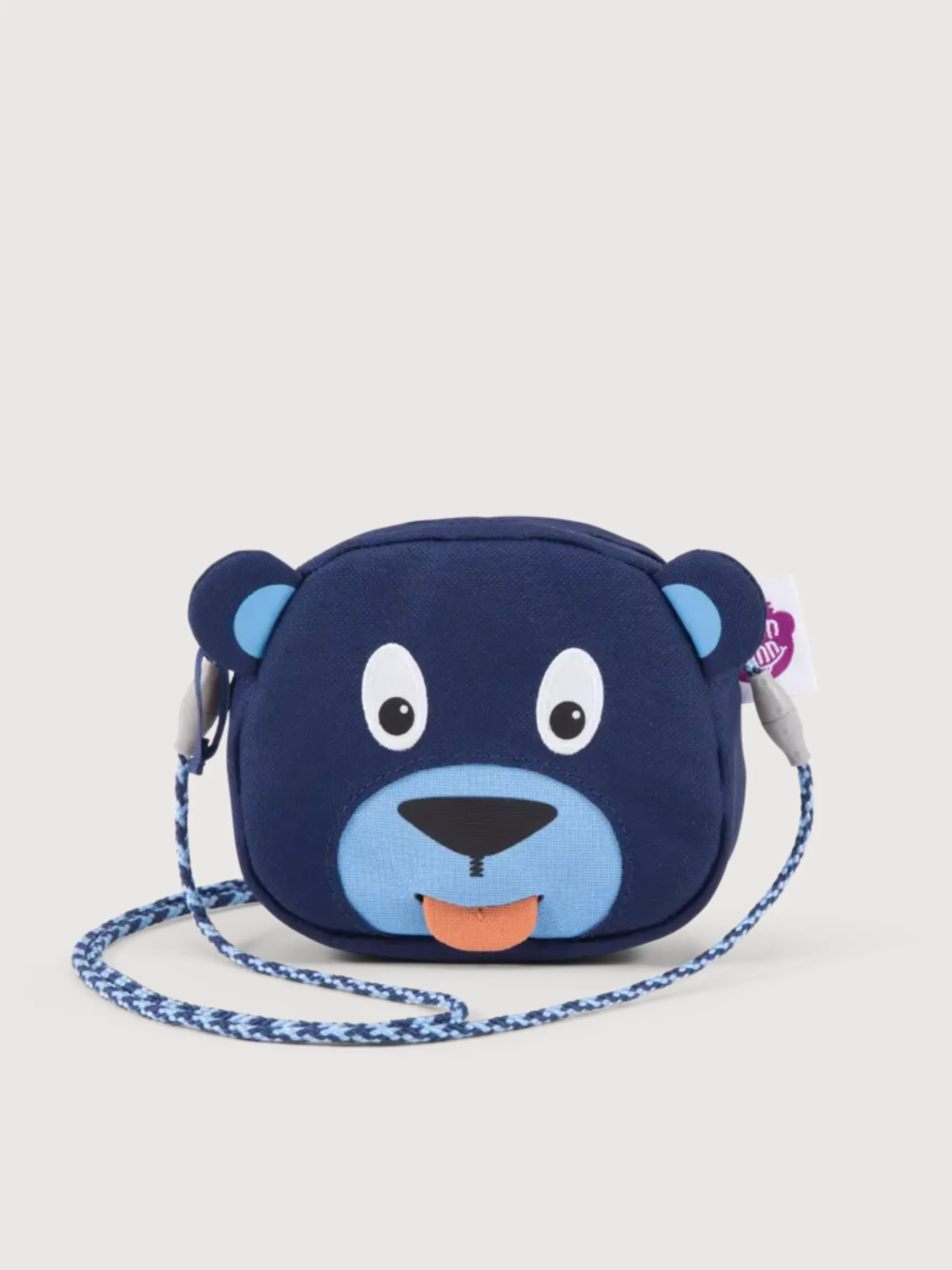 Kids Wallet Bear Blue Ricycled Polyester | Affenzahn