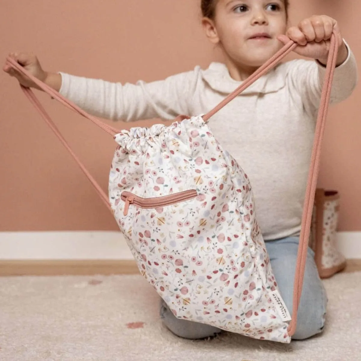 Little Dutch Kids Gym Bag (Flowers & Butterflies)