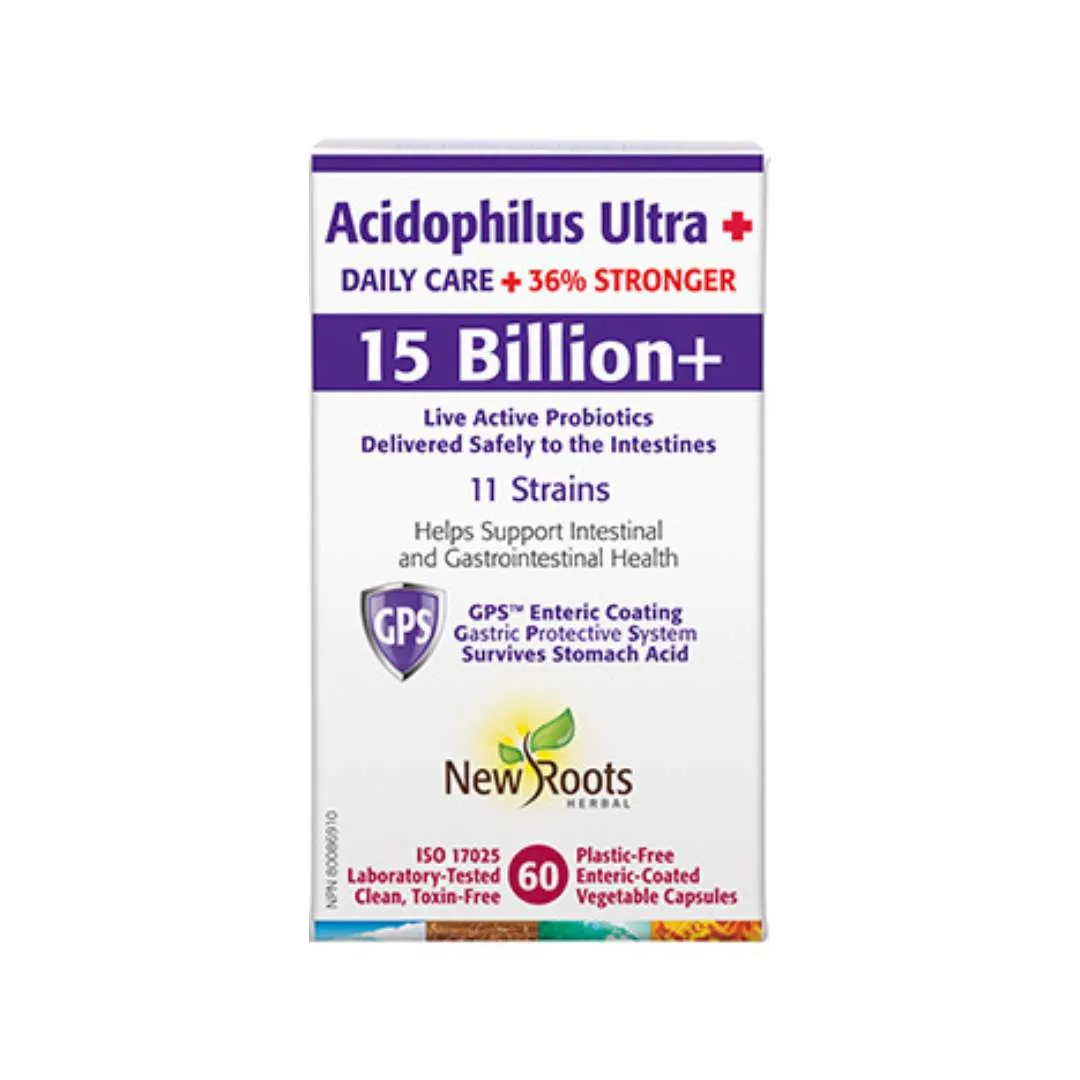 New Roots Acidophilus Ultra 15B (60 vcaps)