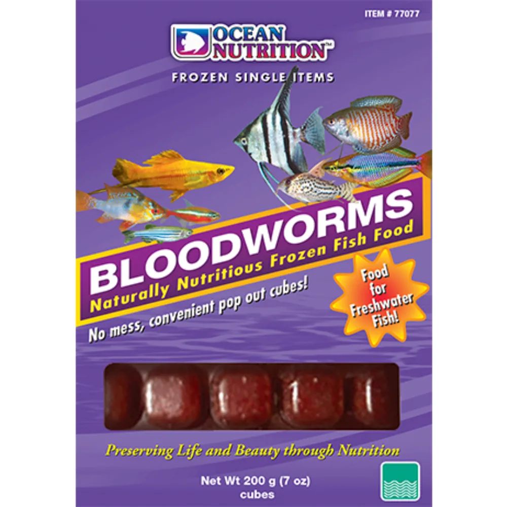 Ocean Nutrition Frozen Bloodworm 454g Flat