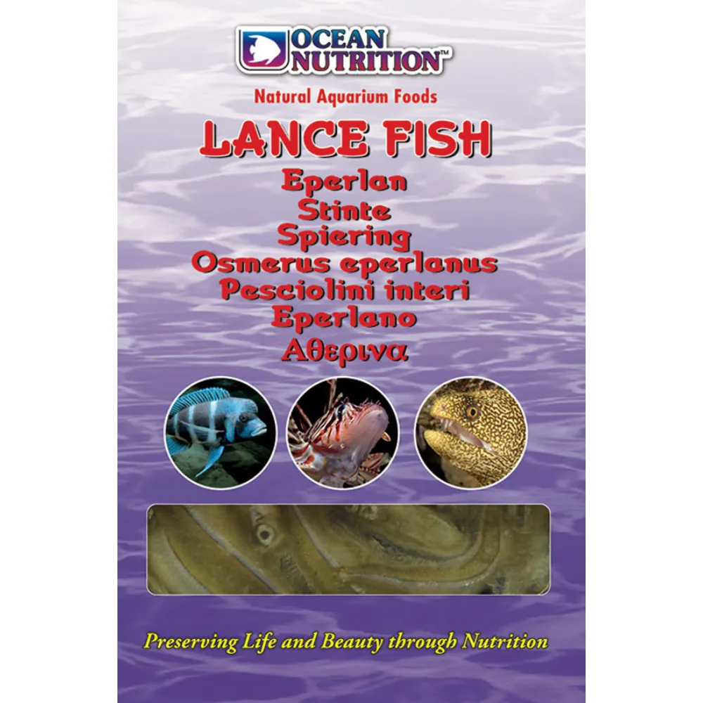 Ocean Nutrition Frozen Lance Fish 100g Cube
