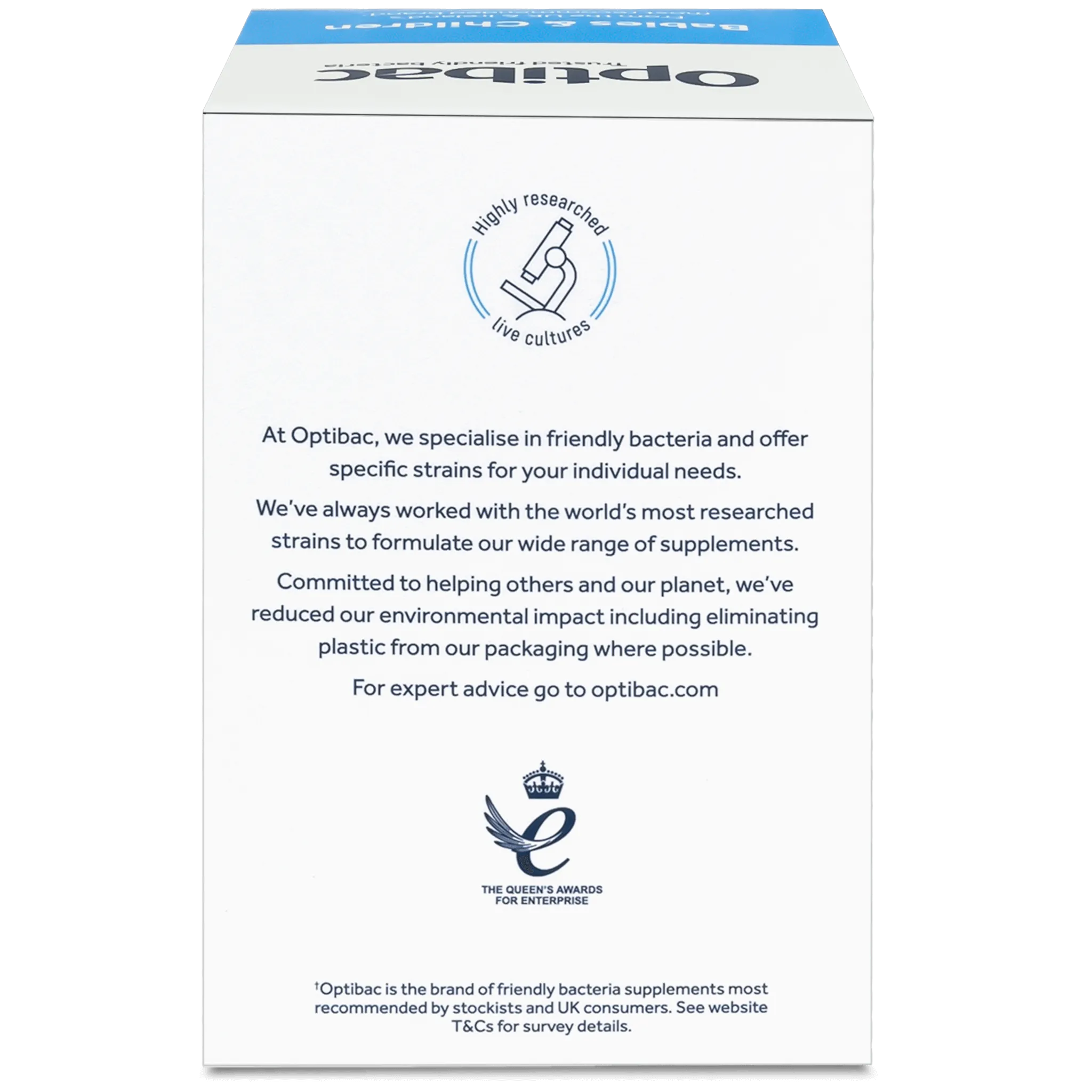 OptiBac For Babies & Children 90 Sachets
