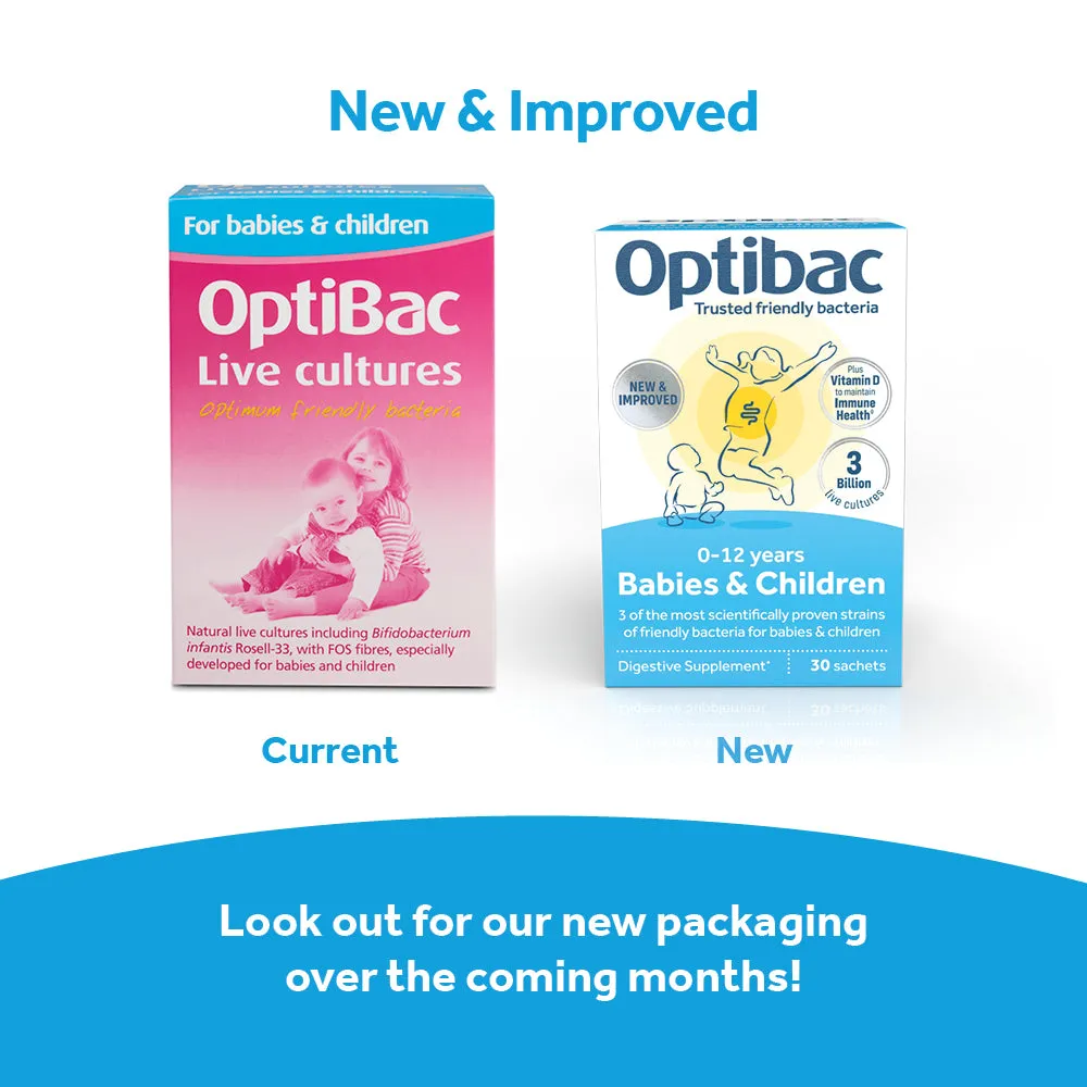 OptiBac For Babies & Children 90 Sachets